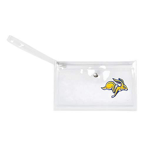 Image of Littlearth - LIWXY NCAA South Dakota State Jackrabbits Unisex Ncaancaa Ticket Wristlet, Clear, 9 inch by 5.25 inch