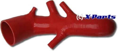 X-Parts Tubo di pressione di carico per S3 TT Leon 1.8T 20V tubo in tessuto rinforzato (rosso) 1010510