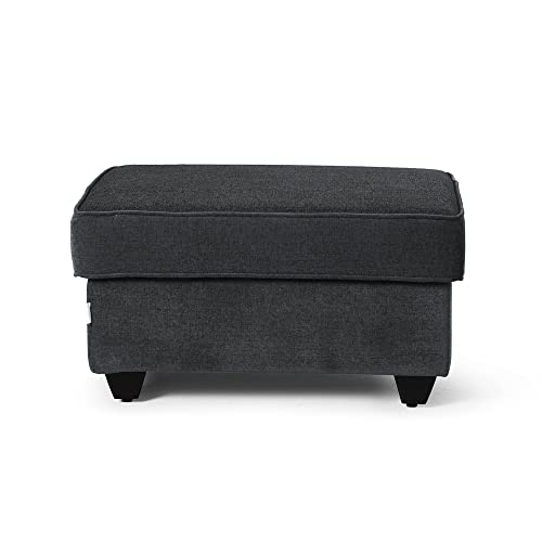 Image of Wakefit Sofa Set | 3 Year Warranty | Sofa 3 Seater, 3 Seater Sofa for Living Room, Wooden Sofa Set, 4 Seater + Left Aligned, Sofa for Living Room - Napper(Malphino : Smoke Grey)