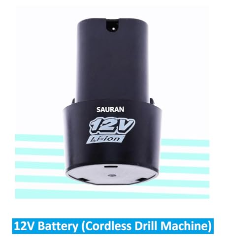Image of SAURAN 12V Cordless Drill Battery for Cordless Drill (Material -Plastic,12V) (1)