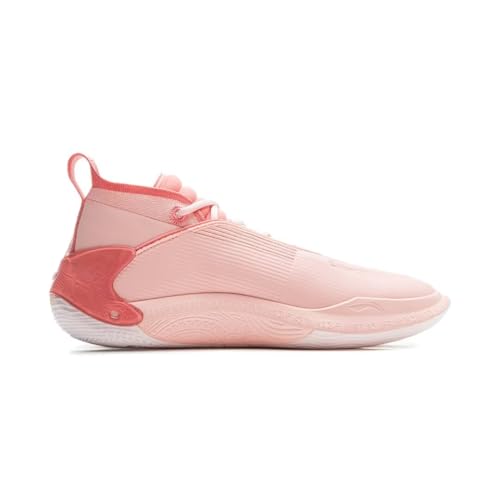 Image of LI-NING Way of Wade 11 Men Basketball Shoes Stable Support High Rebound Basketball Professional Match Shoes Light Pink US 8