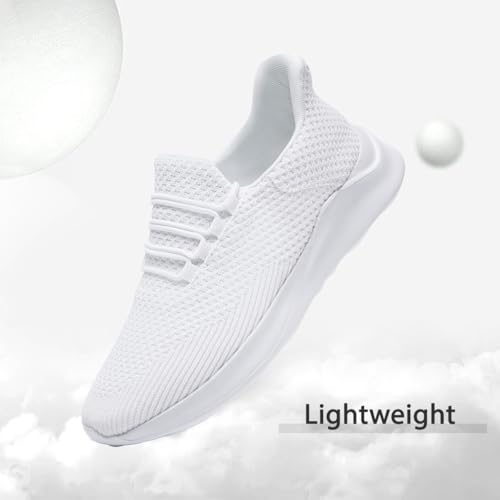 Image of DLWKIPV Womens Walking Running Shoes Tennis Slip On Sneakers Gym Workout Sport Lightweight Breathable Mesh Comfortable Casual