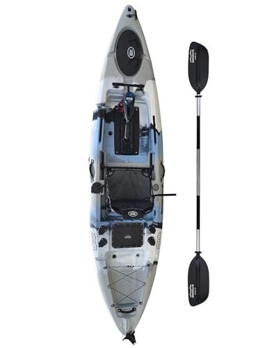 Brooklyn 12.0 Pro Pedal or Motorized Kayak 12' Sit On Top Fishing Kayak Choose Flipper Drive,...