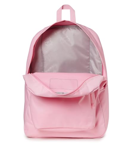 Image of JanSport SuperBreak One Backpack - Durable & Lightweight, 1 Main Compartment, Front Utility Pocket with Built-in Organizer, Bubble Gum