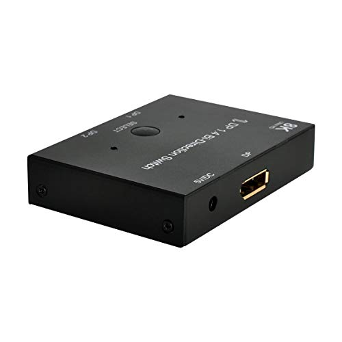 Cablecc DP DisplayPort 1.4 Bidirektionsschalter MST-Hub-Unterstützung HDCP SST Extended 8K @ 30hz 4K @ 60hz