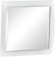 Espelho Portátil com Ventosa para Banheiro, Dupla Face, Giro 360°, 26,5 x 17,5 cm (Branco)
