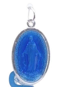 MEDAILLE ARGENT EMAIL VERRE 1 TON OVALE MIR 17 Cover