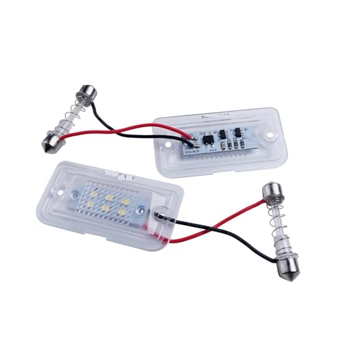 Luz matrícula LED para coche Benz que elimina parpadeos en W203 C209 2003-2009