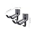 SOFXnng 1 Pair Wall Mounted Surfboard Rack Snowboard Rack Hanger Wall Mounted Storage Rack for Skateboard Snowboard Surfboard for Indoor Outdoor