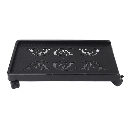Soporte móvil para CPU GOWENIC bajo escritorio, con 4 ruedas giratorias bloqueables, para torre de PC de escritorio, soporte para piso de oficina en casa miniatura 5