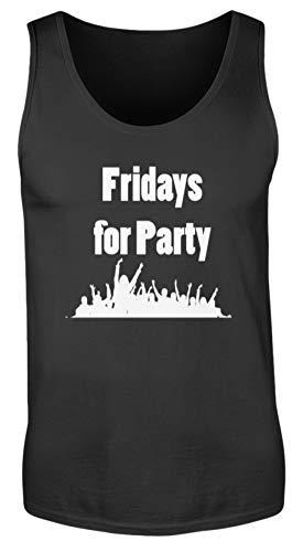 Débardeur pour Homme Noir Medium Fridays for Party au Style Décontracté