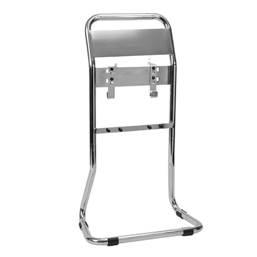 Firechief Flat Pack Fire Extinguisher Stand Double Chrome - Versatile Fire Safety Stand for Powder Foam or CO2 Fire Extinguisher - Fire Extinguishers Stand for Offices Premises and Workplaces