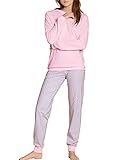 CALIDA Damen Lovely Nights Pyjamaset, Cold Rose, 44-46