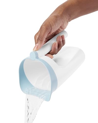 Image of Skip Hop Baby Bath Rinse Cup Wave Tear Free Waterfall Rinser White
