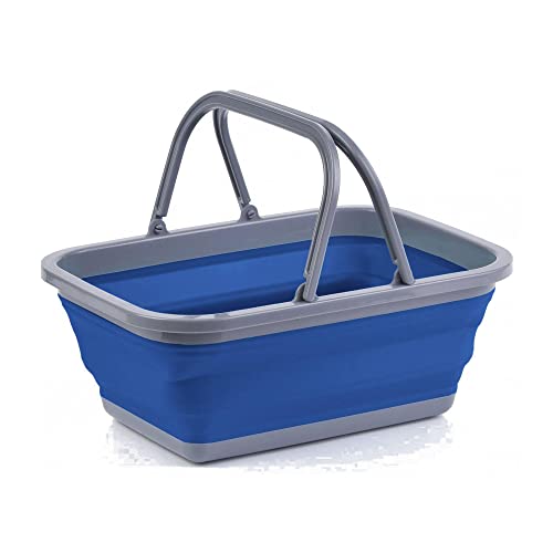 HI-GEAR Folding Wash Bowl, Blue, One Size