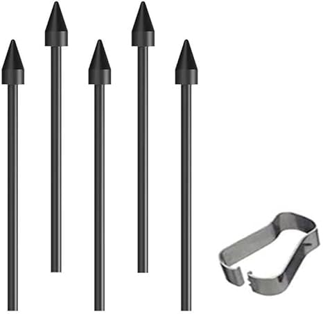 BAERFIT Replaceable nibs for Stylus pens, Touch Stylus pens, Pen Refill Tool Set Compatible with Note 10 / Note 20 Samsung Spen Tab S6/S7,Includes 5PCS Refills+1 Tweezer (Black) (B0CQKD64DR) Amazon Price History, Amazon Price Tracker