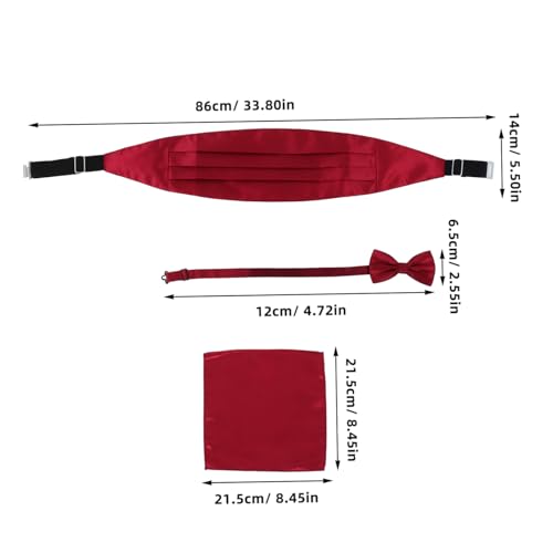 Set de corbata de moño y pañuelo para hombre Homoyoyo miniatura 2