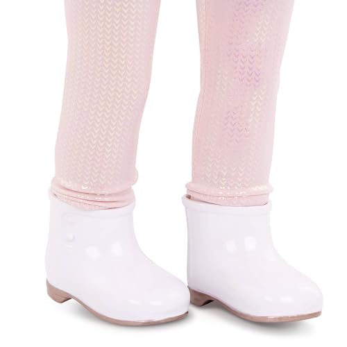 Our Generation - Ausgefallen und pelzig - Rosa Kunstpelz-Mantel-Outfit - Mode-Accessoires - 46 cm Puppenkleidung - Vorgetäuschtes Spiel - Spielzeug für Kinder ab 3 Jahren