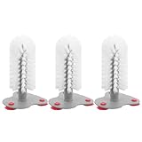 Toddmomy 3 Stück Reptilienreinigungsset mit Saugnapf Panzerbürste für Wasser und Landschildkröten Abnehmbare Aquariumbürste für Schildkrötenbecken und Terrarien