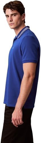 Miniatura 5 de Calvin Klein SS Monogram Pique Tipped Polo Lv04rc276g Polos Hombre (Pack de 1)