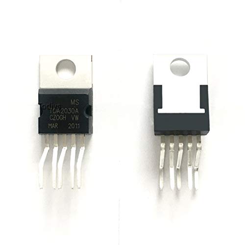 Todiys New 20Pcs for TDA2030 TDA2030A 18W TO-220-5 Hi-Fi Audio Power Amplifier IC TDA2030AV