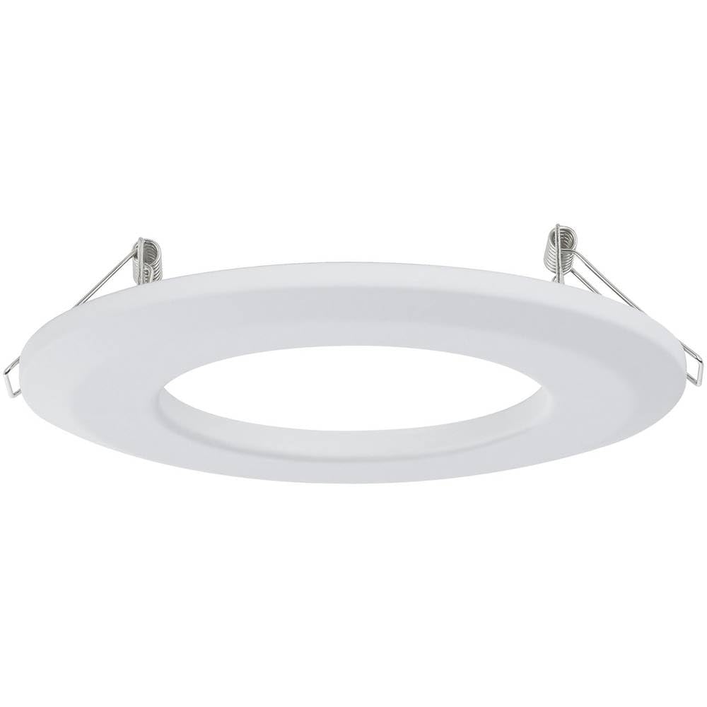 Paulmann 92499 - Adaptador de montaje para reductor de agujeros de lata de 75-120 mm a 68-70 mm, 130 mm, color blanco mate redondo