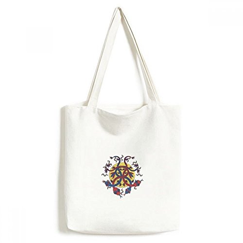 Sac fourre-tout serpent multicolore 33x40cm lavable pour course