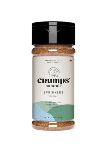 CRUMPS NATURALS Chicken Sprinkles 4.2oz, Dog Treats, Sprinkles, Toppers