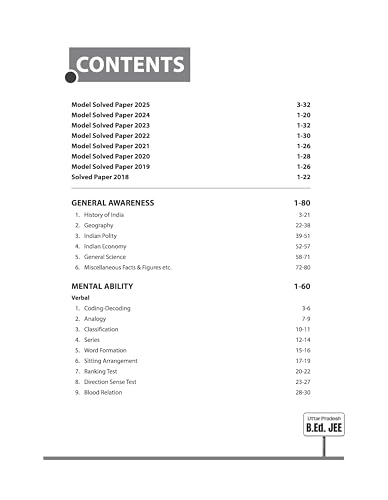 Image of Arihant Uttar Pradesh B.Ed Guide for Exam 2026 | Science Group | Bachelor of Education Joint Entrance Exam | 15 Practice Sets with Model Solved Paper ... Exam Preparation Book | English Medium