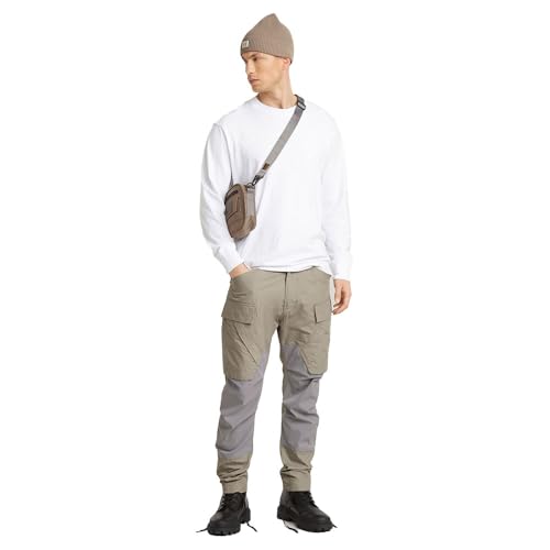 G-STAR Raw - Mens 3D Regular Tapered Cargo 3.0 5-Pocket Pants, Color Elephant Skin, Size: 33W x 34L4