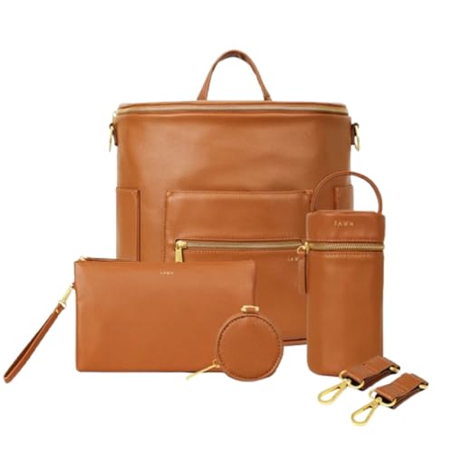 FAWN DESIGN Diaper Bag Bundle - Vegan Leather...