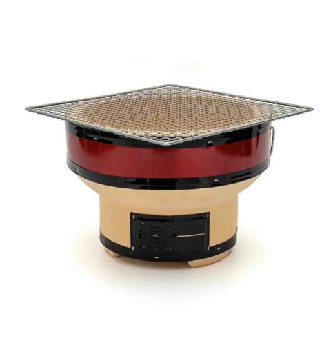 Griglia portatile giapponese in argilla autentica, forno per barbecue all'aperto per cucina coreana, ideale per campeggio e riunioni in giardino