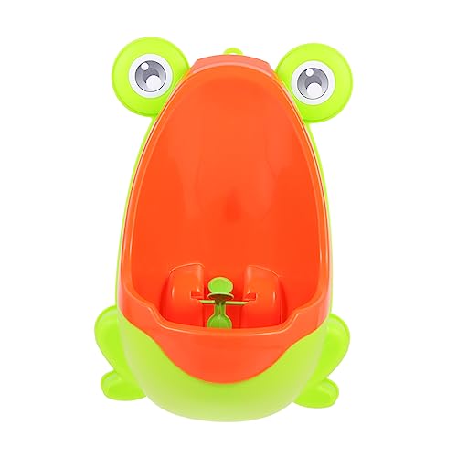INOOMP 子供用 おまる 立ち小便器 男の子トイレトレーニング かわいいデザインのトイレ便器 ピンホイール付き 自立式 安定した滑り止め機能付き
