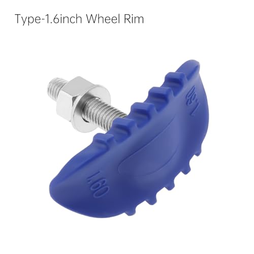Image of Windance Wheel Rim Lock Inner Tire Lock Replacement for Motorcycle Motocross Dirt Bike Pit Bike (Blue, 1.6inch)