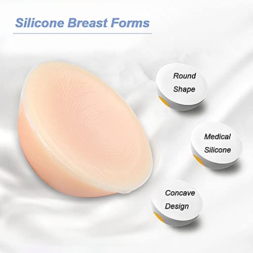 Silicone Breast Forms Fake Boobs Concave Prosthetic Breast for Crossdresser Transgender Mastectomy4