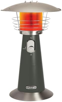 Best Table Top Outdoor Heater - What You Didn't Know About These Picks 6 Cuisinart Portable Tabletop Patio Heater, 11,000 BTU Outdoor Propane Heater with Safety Tilt Switch and Adjustable Heat, Burner Screen Guard, 30 sq. Foot Heat Range, Gray