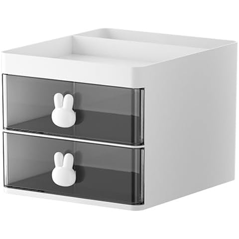 Desk Organizer with 2 Drawer, Pencil Pen Holder for Desk Cover