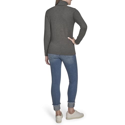 Tommy Hilfiger Women's Cotton Lightweight Turtleneck Sweater4