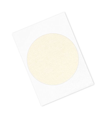 3M 501+ Circle-6"-250 High Temperature Masking Tape 6" Circles, Crepe Paper, Tan (Pack of 250)