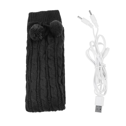 Calcetines térmicos para hombre, 1 par de calcetines térmicos USB - Calcetines cómodos de invierno, calcetines térmicos por encima de la rodilla para camping, esquí, motociclismo, trabajo al aire