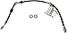 Dorman H622489 Front Driver Side Brake Hydraulic Hose Compatible with Select Land Rover Models