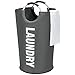 Amazon Brand – Umi 115L Ceste per la Biancheria, Grandi Ceste Portabiancheria, Pieghevole Cesta del Bucato Cesta Biancheria Sporca-Grigio Scuro,XL