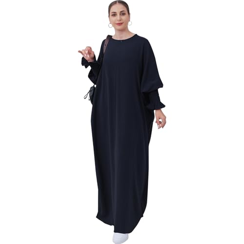 Lenmipot Islamic Women Jilbab Abayas Muslim Abaya Dress for Women Middle East Kaftan Dubai Dress Eid Prayer Clothes2