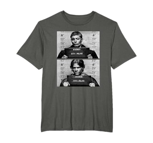 Supernatural Winchester Mugshots T-Shirt