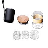 Tee-Set mit Teesieb klein Größe 3 mit Handtasche Chinesische Gung-Fu-Teekanne for Wandern, Gießen, Camping