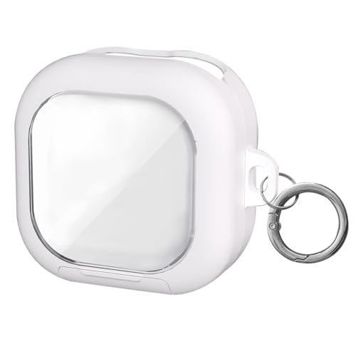 TRIPLE RIVER�EFor Galaxy Buds4 �P�[�X Buds 4 Pro �N���A �J�o�[ ���� �J���r�i�t�� �V���v�� �ی�J�o�[ ������� For �M�����N�V�[�o�b�Y4 / �o�b�h4 �v��(�z���C�g)