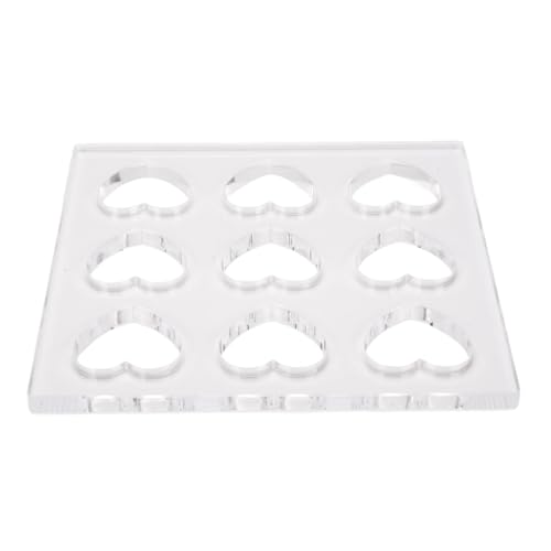 Molde para repostería en forma de corazón de acrílico miniatura 2
