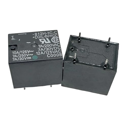 Relé 812H-1C-C 6VDC conmutador de 5 pines 4123-1C-6V para reparación de placas