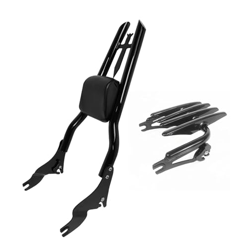Cadre d'accoudoir de moto pour passager avec rack de transport arrière Harley Touring