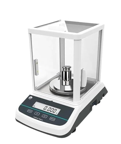 デジタル分析天秤 実験室用スケール、マイクロバランス電子精密天秤 200g 300g 範囲 0.001g 分解能 学校 宝石店(FA5003S (500g 1mg))